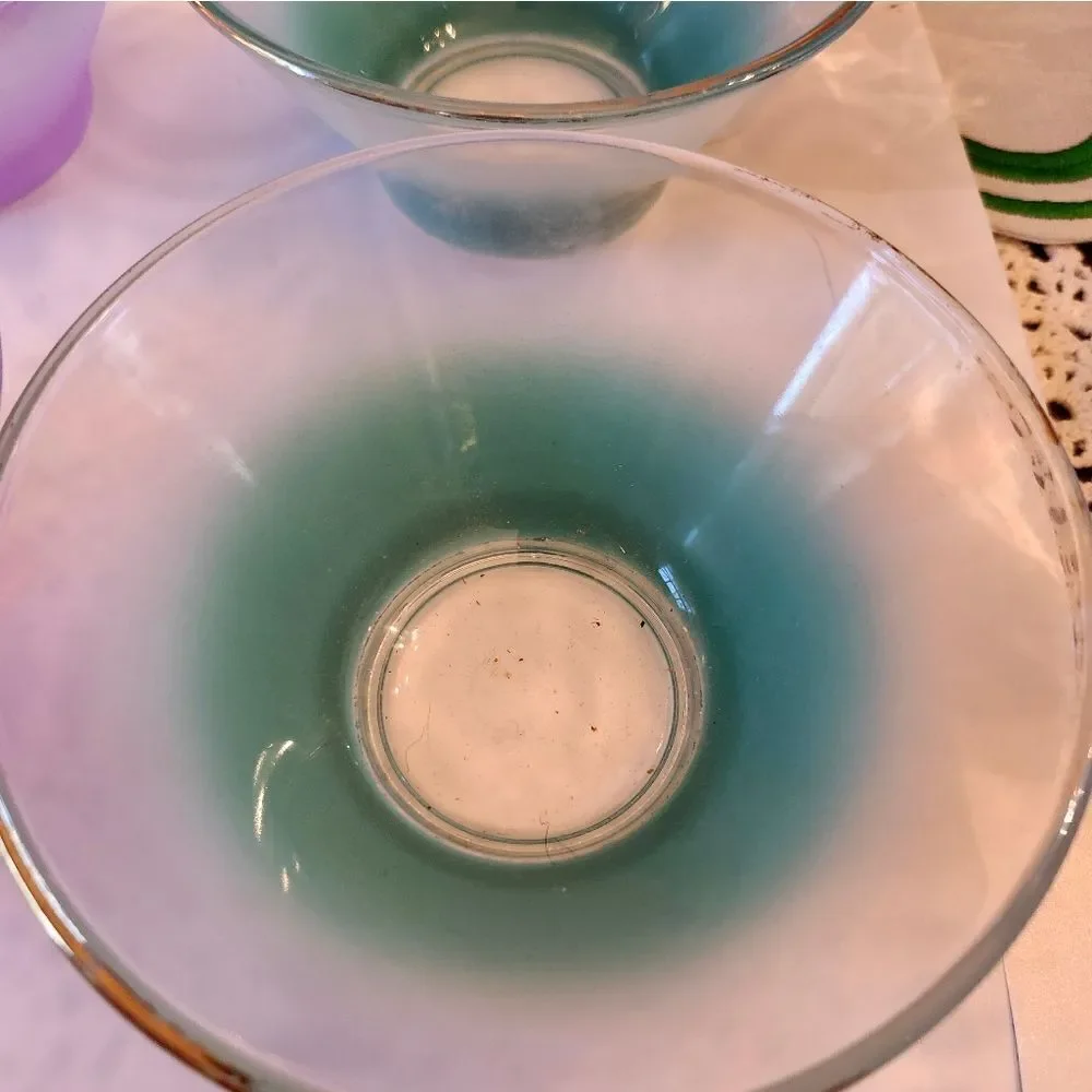 Vintage Pastel Glass Bowl Collection